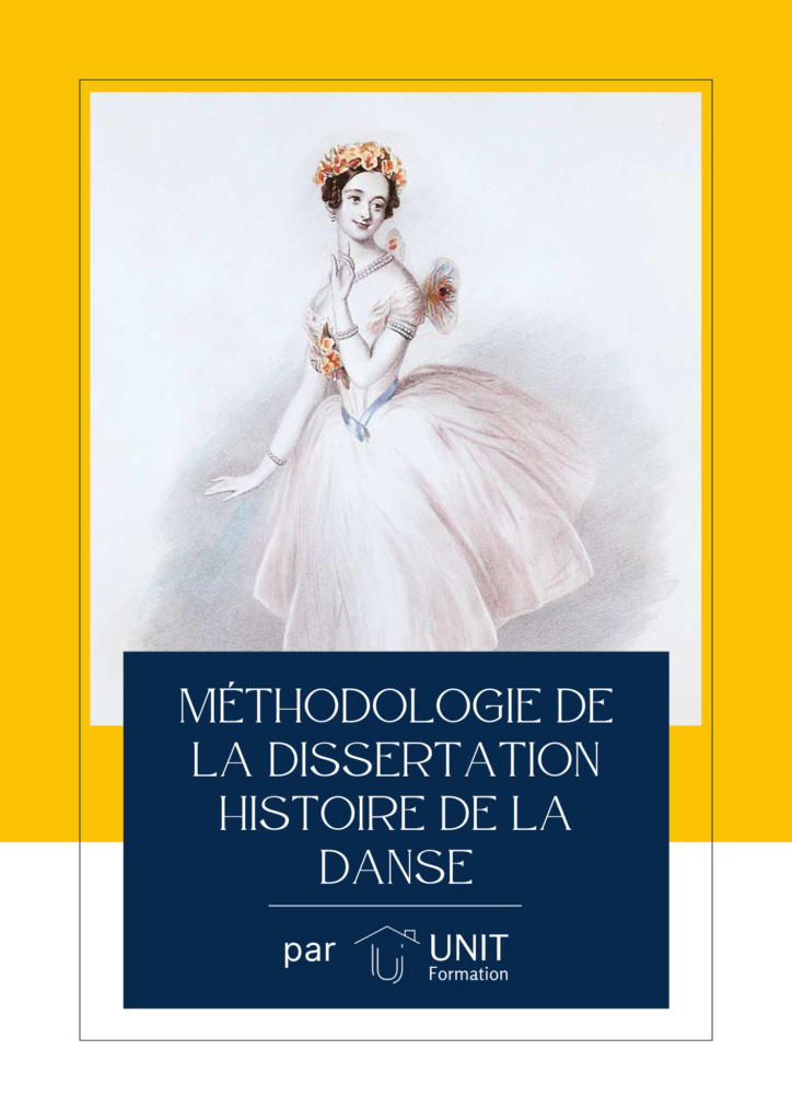 Méthodologie de la dissertation Histoire de la danse